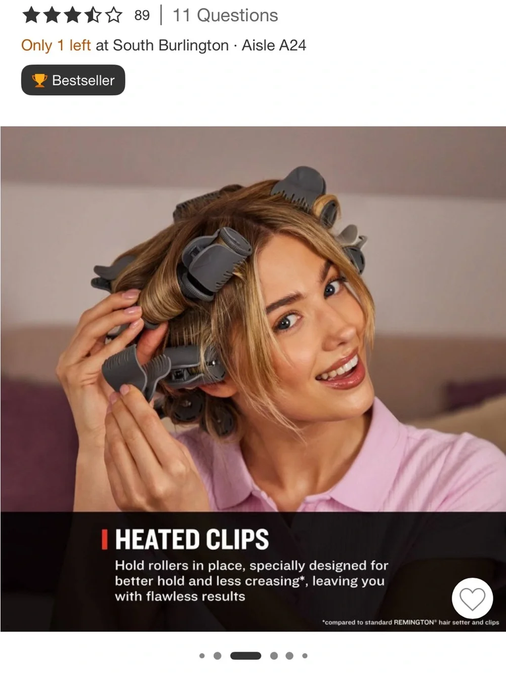 REMINGTON™ Gloss™ Hair Setter Hot Rollers